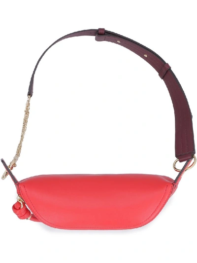 Shop Givenchy Whip Leather Belt Bag In Red