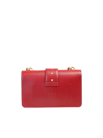 Shop Pinko Mini Love Bag In Red