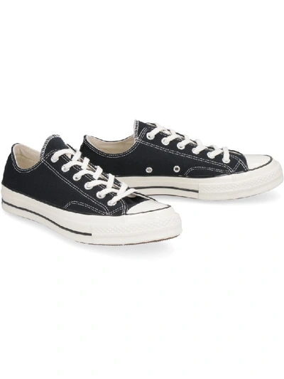 Shop Converse Chuck 70 Canvas Low-top Sneakers In Black