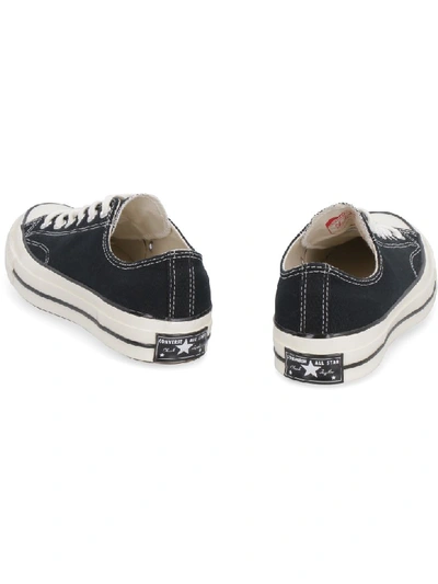 Shop Converse Chuck 70 Canvas Low-top Sneakers In Black