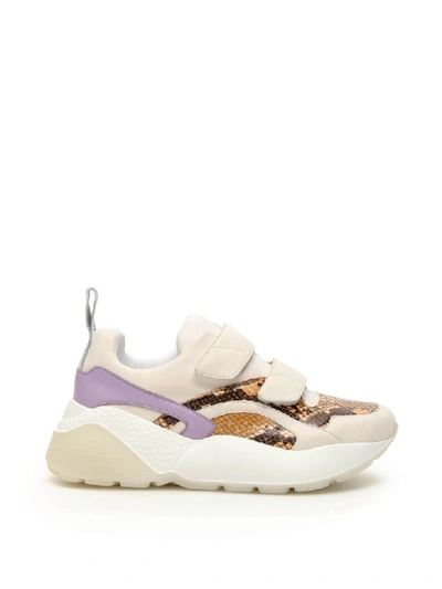 Shop Stella Mccartney Eclypse Sneakers In White Honey Yl (beige)