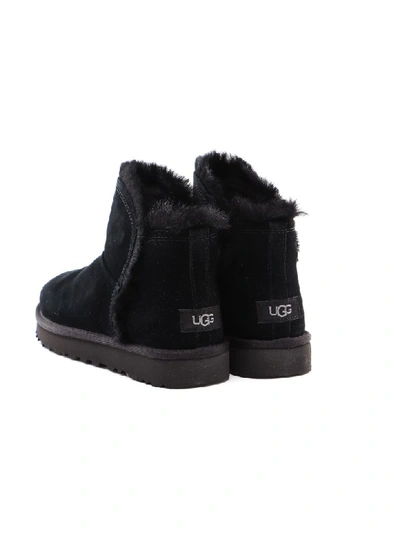 Shop Ugg Classic Fluff Mini In Black