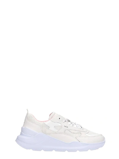 Shop Date Fuga Sneakers In White Leather