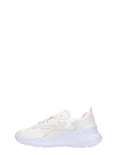 Shop D.a.t.e. Fuga Sneakers In White Leather