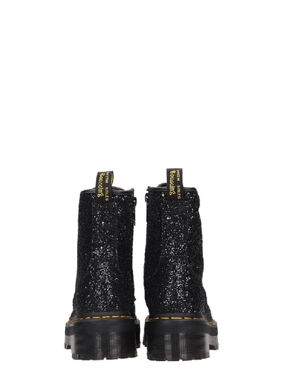 Shop Dr. Martens' Jadon Combat Boots In Black Rubber/plasic
