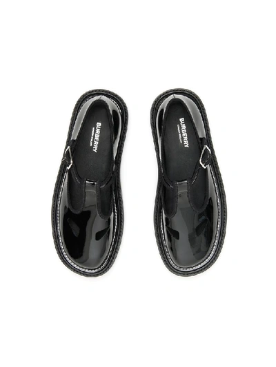Shop Burberry Alannis T-bar Shoes In Black (black)