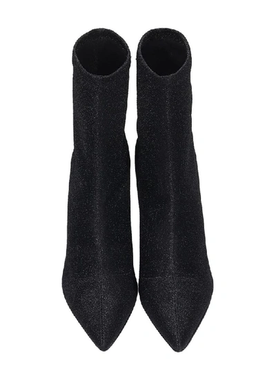 Shop Kendall + Kylie Millie High Heels Ankle Boots In Black Glitter