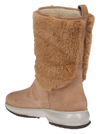 Shop Hogan Woman Interactive Bootie Ankle Boots In Brown