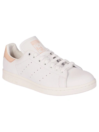 Shop Adidas Originals Stan Smith Sneakers In White/pale Pink