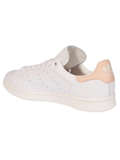 Shop Adidas Originals Stan Smith Sneakers In White/pale Pink
