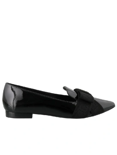 Shop Michael Michael Kors Ames Loafers In Black