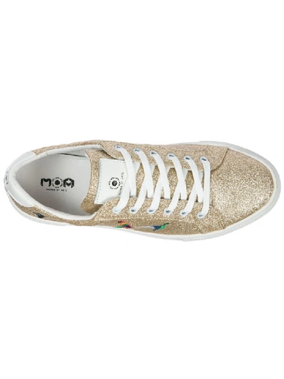 Shop Moa Master Of Arts Victoria Tropical Sneakers In Oro