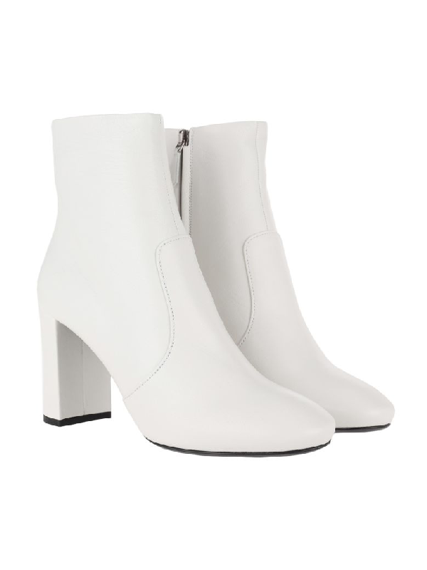 prada white booties