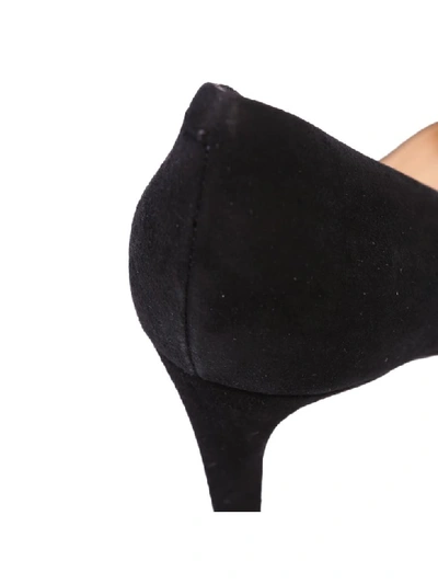 Shop Giuseppe Zanotti Bimba Suede Pumps In Black