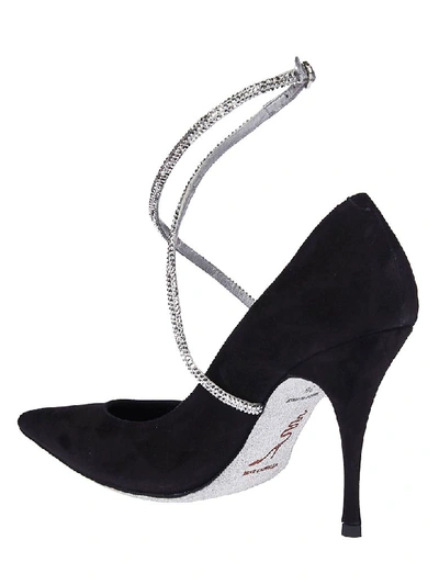 Shop René Caovilla Twista Pumps In Black