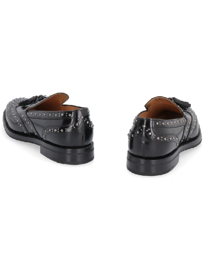 Shop Church's Tamaryn Leather Loafers In Black