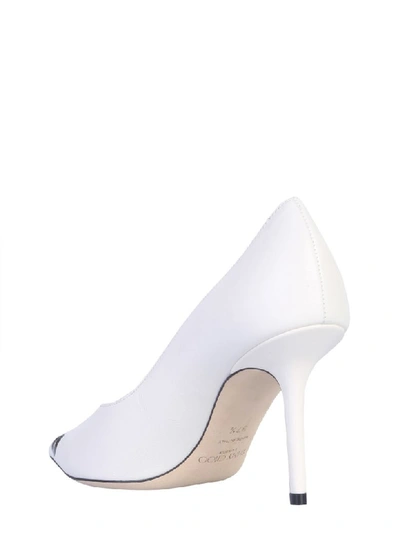 Shop Jimmy Choo Love Pumps In Bianco