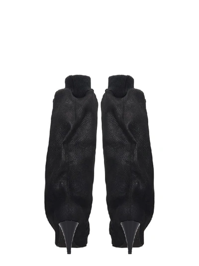 Shop Marc Ellis High Heels Boots In Black Leather