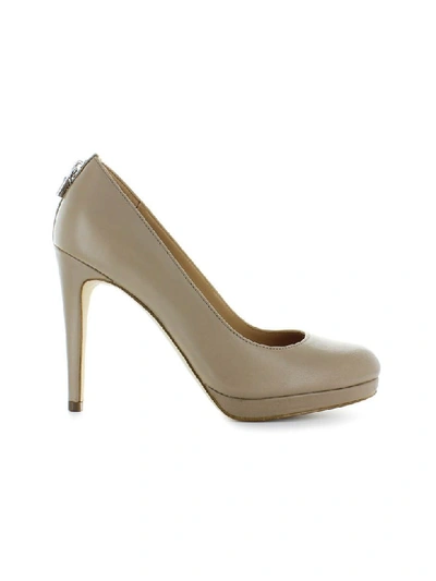 Shop Michael Kors Truffle Beige Antoinette Pump In Truffle (beige)