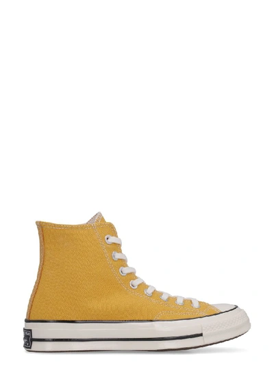 Shop Converse Canvas High-top Sneakers In Yellow