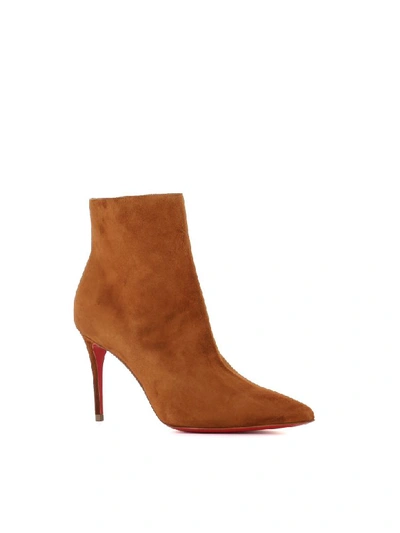Shop Christian Louboutin Ankle-boot So Kate Booty 85 In Cigar