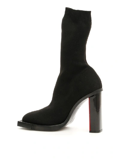 Shop Alexander Mcqueen Hybrid Sock Boots In Black (black)