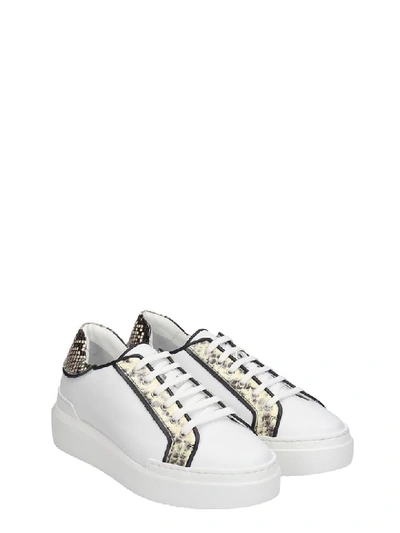 Shop Paula Cademartori Sneakers In White Leather