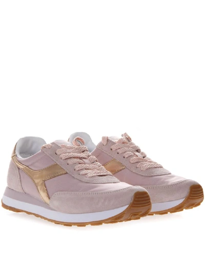 Shop Diadora Koala H Pink Suede & Nylon Sneaker