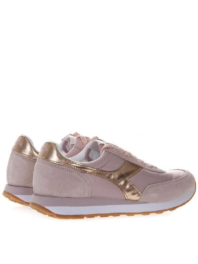 Shop Diadora Koala H Pink Suede & Nylon Sneaker