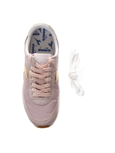 Shop Diadora Koala H Pink Suede & Nylon Sneaker