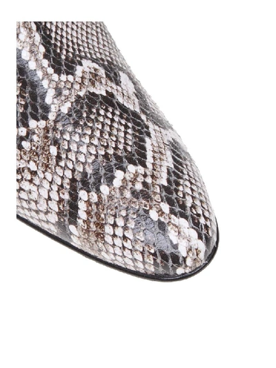 Shop Giuseppe Zanotti Doreen Leather Boot With Python Print