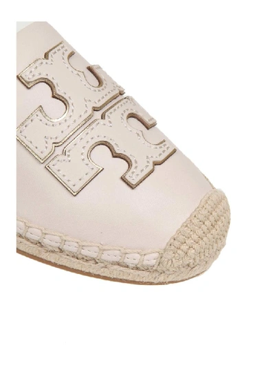 Shop Tory Burch Espadrillas Ines In Nappa Color Cream