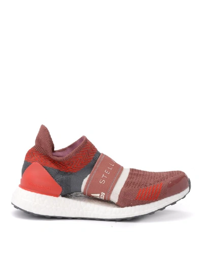 Shop Stella Mccartney Adidas By  Ultraboost X 3d Sneaker In Red And Gray Fabric In Multicolor