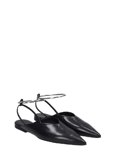 Shop Jil Sander Loafers In Black Leather