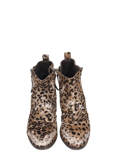 Shop Golden Goose Viand Texan Ankle Boots In Animalier Pony Skin