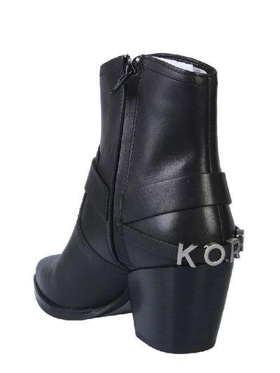 Shop Michael Michael Kors Goldie Boot In Nero