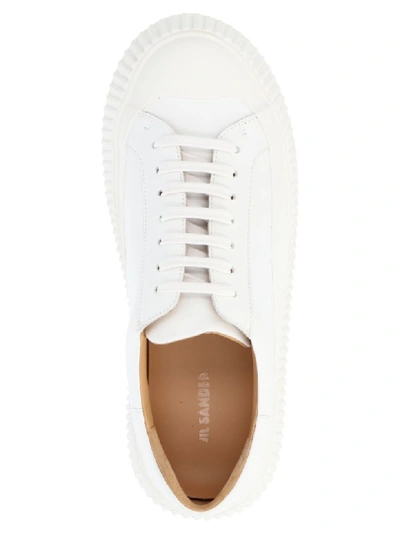 Shop Jil Sander Rise Shoes In White