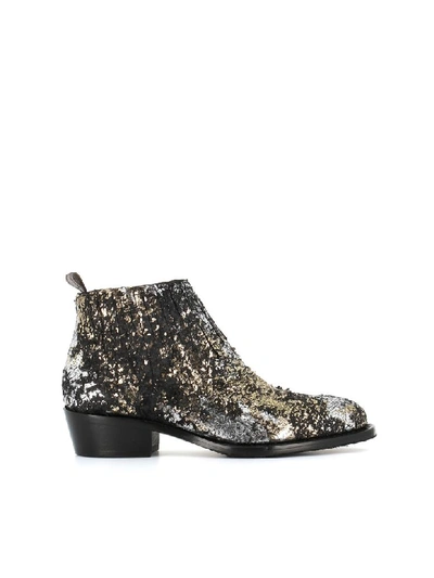 Shop Alexander Hotto Ankle Boots 56695 In Black/silver