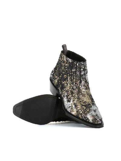 Shop Alexander Hotto Ankle Boots 56695 In Black/silver