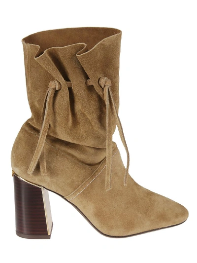 Shop Tory Burch Gigi Ankle Boots In Brown