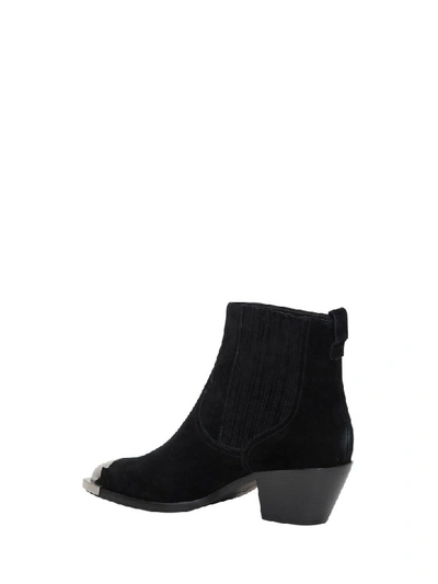 Shop Ash Floyd Cowboy Ankle Boots In Nero