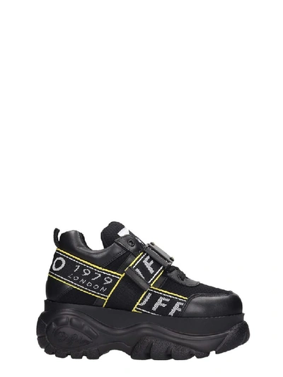 Shop Buffalo Galip Sneakers In Black Tech/synthetic