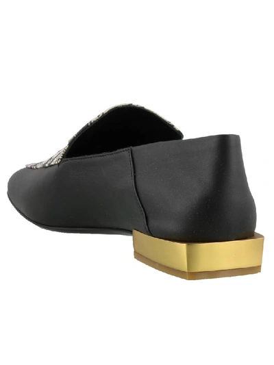Shop Ferragamo Lana Loafers In Black