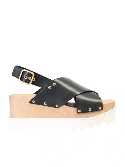 Shop Stella Mccartney Studded Sandals In Black