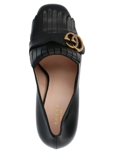 Shop Gucci Marmont Shoes In Black