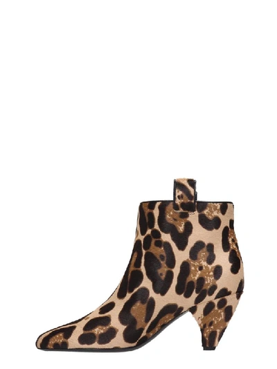 Shop Laurence Dacade Terence High Heels Ankle Boots In Animalier Pony Skin
