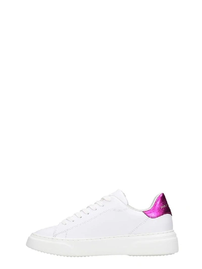 Shop Philippe Model Temple Sneakers In White Leather