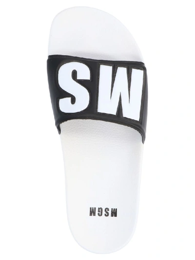Msgm Logo Slides In Black & White