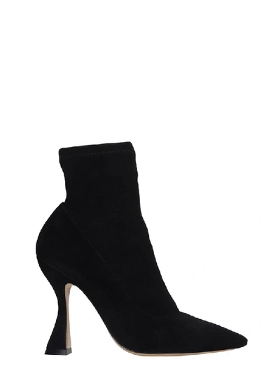 Shop Sophia Webster Minerva Ankle Boots In Black Suede