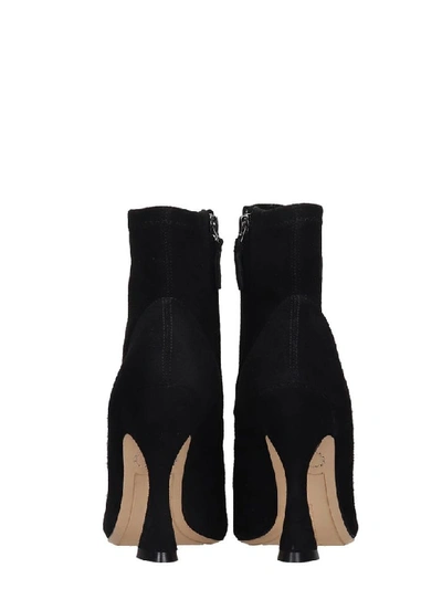 Shop Sophia Webster Minerva Ankle Boots In Black Suede